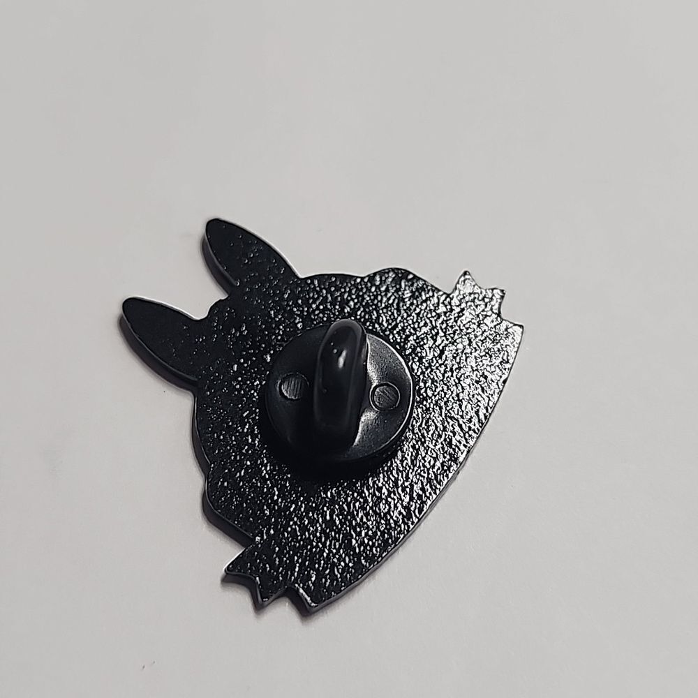 Cute Bunny Dumpling Enamel Pin - White and Brown - Picture 2 of 3